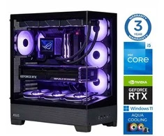 Stacionarus kompiuteris INTOP AQUA i5-14400F 16GB DDR5 1TB SSD M.2 NVME+4TB RTX5060Ti 16GB WIN11 (RW74629WH) (Atnaujinta)
