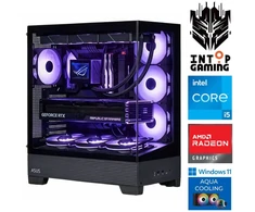 Stacionarus kompiuteris INTOP AQUA i5-14400F 32GB DDR5 1TB SSD M.2 NVME RX9060XT 16GB WIN11Pro (RW91630) (Atnaujinta)