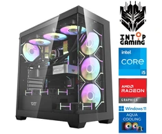 Stacionarus kompiuteris INTOP AQUA i5-14400F 32GB DDR5 1TB SSD M.2 NVME RX9060XT 16GB WIN11 (RW90790WH) (Atnaujinta)