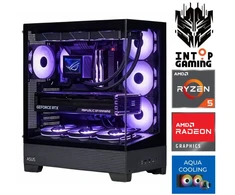 Stacionarus kompiuteris INTOP AQUA i5-14400F 64GB DDR5 1TB SSD M.2 NVME RX9060XT 16GB no-OS (RW91565NS) (Atnaujinta)