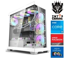 Stacionarus kompiuteris INTOP AQUA i5-14400F 64GB DDR5 1TB SSD M.2 NVME+2TB RX9060XT 16GB no-OS (RW90908NS) (Atnaujinta)