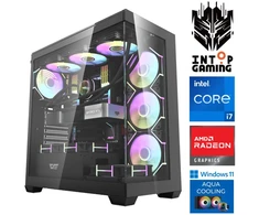 Stacionarus kompiuteris INTOP AQUA i7-14700F 16GB DDR5 1TB SSD M.2 NVME+2TB RX9060XT 16GB WIN11 (RW90798WH) (Atnaujinta)