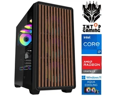 Stacionarus kompiuteris INTOP AQUA i7-14700F 64GB DDR5 1TB SSD M.2 NVME+2TB RX9060XT 16GB WIN11 (RW92261WH) (Atnaujinta)