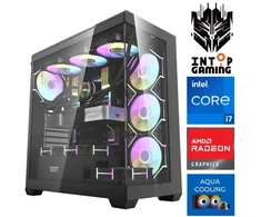 Stacionarus kompiuteris INTOP AQUA i7-14700F 16GB DDR5 1TB SSD M.2 NVME+2TB RX9060XT 16GB no-OS (RW90768NS) (Atnaujinta)