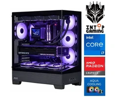 Stacionarus kompiuteris INTOP AQUA i7-14700F 64GB DDR5 1TB SSD M.2 NVME RX9060XT 16GB no-OS (RW91571NS) (Atnaujinta)