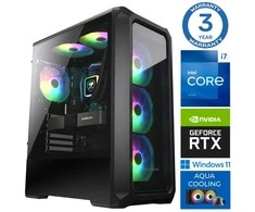 Stacionarus kompiuteris INTOP AQUA i7-14700F 64GB DDR5 500SSD M.2 NVME+4TB RTX5060 8GB WIN11 (RW75237WH) (Atnaujinta)