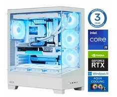 Stacionarus kompiuteris INTOP AQUA i9-14900KF 64GB DDR5 2TB SSD M.2 NVME+4TB RTX5070Ti 16GB WIN11 (RW74735WH) (Atnaujinta)