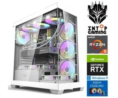 Stacionarus kompiuteris INTOP AQUA Ryzen 5 7500X3D 32GB DDR5 1TB SSD M.2 NVME+4TB RTX5080 16GB WIN11 (RW80808WH) (Atnaujinta)