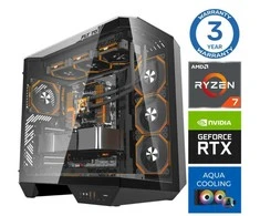 Stacionarus kompiuteris INTOP AQUA Ryzen 7 7700X 32GB DDR5 1TB SSD M.2 NVME RTX5070Ti 16GB no-OS (RW43920NS)