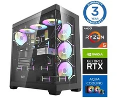 Stacionarus kompiuteris INTOP AQUA Ryzen 5 7600X 32GB DDR5 1TB SSD M.2 NVME+2TB RTX5060Ti 16GB no-OS (RW44574NS)