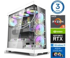 Stacionarus kompiuteris INTOP AQUA Ryzen 5 7600X 64GB DDR5 1TB SSD M.2 NVME RTX5070 12GB WIN11 (RW42820WH)