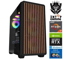 Stacionarus kompiuteris INTOP AQUA Ryzen 7 7700X 64GB DDR5 1TB SSD M.2 NVME+4TB RTX5060 8GB WIN11 (RW79625WH) (Atnaujinta)