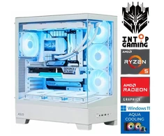 Stacionarus kompiuteris INTOP AQUA Ryzen 5 9600X 32GB DDR5 1TB SSD M.2 NVME RX9060XT 16GB WIN11 (RW91798WH) (Atnaujinta)