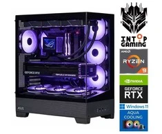 Stacionarus kompiuteris INTOP AQUA Ryzen 9 9900x 64GB DDR5 1TB SSD M.2 NVME+4TB RTX5070Ti 16GB WIN11 (RW80079WH) (Atnaujinta)