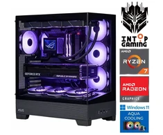Stacionarus kompiuteris INTOP AQUA Ryzen 7 9700X 64GB DDR5 1TB SSD M.2 NVME RX9060XT 16GB WIN11 (RW91679WH) (Atnaujinta)