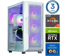 Stacionarus kompiuteris INTOP AQUA Ryzen 7 7700X 32GB DDR5 1TB SSD M.2 NVME+4TB RTX5050 8GB no-OS (RW77566NS) (Atnaujinta)