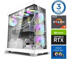 Stacionarus kompiuteris INTOP AQUA Ryzen 7 9700X 32GB DDR5 1TB SSD M.2 NVME RTX5060Ti 16GB no-OS (RW44793NS)