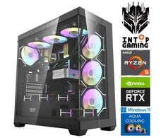 Stacionarus kompiuteris INTOP AQUA Ryzen 5 7500X3D 64GB DDR5 1TB SSD M.2 NVME+4TB RTX5080 16GB WIN11Pro (RW80807) (Atnaujinta)