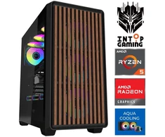 Stacionarus kompiuteris INTOP AQUA Ryzen 5 7600X 16GB DDR5 1TB SSD M.2 NVME+2TB RX9060XT 16GB no-OS (RW92241NS) (Atnaujinta)