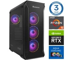 Stacionarus kompiuteris INTOP AQUA Ryzen 5 7600X 16GB DDR5 1TB SSD M.2 NVME RTX5070 12GB no-OS (RW42291NS)
