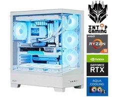 Stacionarus kompiuteris INTOP AQUA Ryzen 9 9900x 32GB DDR5 1TB SSD M.2 NVME+4TB RTX5070Ti 16GB no-OS (RW80080NS) (Atnaujinta)