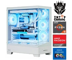 Stacionarus kompiuteris INTOP AQUA Ryzen 5 7600X 64GB DDR5 1TB SSD M.2 NVME RX9060XT 16GB no-OS (RW91715NS) (Atnaujinta)