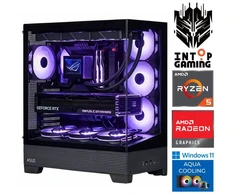 Stacionarus kompiuteris INTOP AQUA Ryzen 5 7600X 16GB DDR5 1TB SSD M.2 NVME+2TB RX9060XT 16GB WIN11Pro (RW91656) (Atnaujinta)