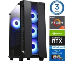 Stacionarus kompiuteris INTOP AQUA Ryzen 7 7700X 64GB DDR5 2TB SSD M.2 NVME RTX5050 8GB WIN11Pro (RW59822)