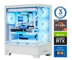 Stacionarus kompiuteris INTOP AQUA Ryzen 5 7600X 16GB DDR5 1TB SSD M.2 NVME RTX5070 12GB no-OS (RW50968NS)