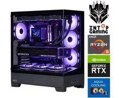 Stacionarus kompiuteris INTOP AQUA Ryzen 5 7500X3D 32GB DDR5 1TB SSD M.2 NVME+4TB RTX5080 16GB no-OS (RW80818NS) (Atnaujinta)