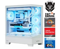 Stacionarus kompiuteris INTOP AQUA Ryzen 7 9700X 64GB DDR5 1TB SSD M.2 NVME RX9060XT 16GB WIN11 (RW91811WH) (Atnaujinta)