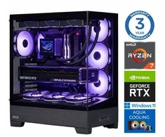Stacionarus kompiuteris INTOP AQUA Ryzen 7 7700X 16GB DDR5 1TB SSD M.2 NVME RTX5070 12GB WIN11Pro (RW50232)