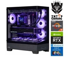 Stacionarus kompiuteris INTOP AQUA Ryzen 5 7500X3D 32GB DDR5 1TB SSD M.2 NVME+4TB RTX5080 16GB WIN11 (RW80820WH) (Atnaujinta)