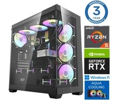 Stacionarus kompiuteris INTOP AQUA Ryzen 5 7600X 64GB DDR5 1TB SSD M.2 NVME+2TB RTX5060Ti 16GB WIN11Pro (RW44647)