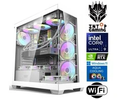 Stacionarus kompiuteris INTOP AQUA Ultra 9 285K 32GB DDR5 1TB SSD M.2 NVME RTX5070Ti 16GB WiFi WIN11 (RW68505WH) (Atnaujinta)