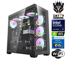 Stacionarus kompiuteris INTOP AQUA Ultra 9 285K 32GB DDR5 1TB SSD M.2 NVME+4TB RTX5070Ti 16GB WiFi WIN11 (RW81392WH) (Atnaujinta)
