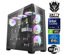Stacionarus kompiuteris INTOP AQUA Ultra 9 285K 64GB DDR5 1TB SSD M.2 NVME+4TB RTX5070Ti 16GB WiFi no-OS (RW81389NS) (Atnaujinta)