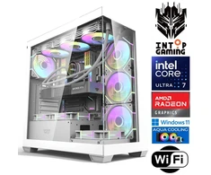 Stacionarus kompiuteris INTOP AQUA Ultra 7 265KF 16GB DDR5 1TB SSD M.2 NVME RX9060XT 16GB WiFi WIN11 (RW92532WH) (Atnaujinta)