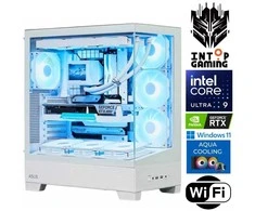 Stacionarus kompiuteris INTOP AQUA Ultra 9 285K 32GB DDR5 1TB SSD M.2 NVME+4TB RTX5070Ti 16GB WiFi WIN11 (RW81456WH) (Atnaujinta)