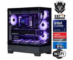 Stacionarus kompiuteris INTOP AQUA Ultra 7 265KF 32GB DDR5 1TB SSD M.2 NVME+2TB RX9060XT 16GB WiFi no-OS (RW92602NS) (Atnaujinta)