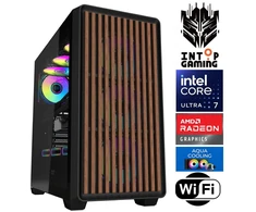 Stacionarus kompiuteris INTOP AQUA Ultra 7 270K Plus 16GB DDR5 1TB SSD M.2 NVME RX9060XT 16GB WiFi no-OS (RW93045NS) (Atnaujinta)
