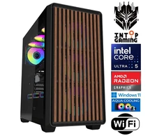 Stacionarus kompiuteris INTOP AQUA Ultra 5 245KF 32GB DDR5 1TB SSD M.2 NVME+2TB RX9060XT 16GB WiFi WIN11 (RW92869WH) (Atnaujinta)