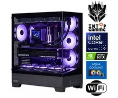 Stacionarus kompiuteris INTOP AQUA Ultra 9 285K 32GB DDR5 2TB SSD M.2 NVME RTX5070 12GB WiFi no-OS (RW68597NS) (Atnaujinta)