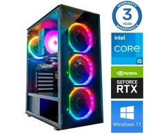 Stacionarus kompiuteris INTOP i5-13400F 32GB DDR5 500SSD M.2 NVME RTX5050 8GB WIN11Pro (RW60931)
