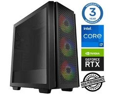 Stacionarus kompiuteris INTOP i7-12700F 32GB 250SSD M.2 NVME RTX3050 8GB no-OS (RW30478NS)