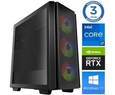 Stacionarus kompiuteris INTOP i7-12700F 16GB 500SSD M.2 NVME RTX3050 8GB WIN11 (RW30473WH)
