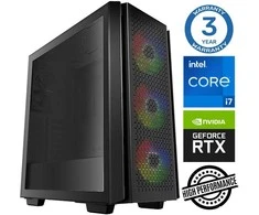 Stacionarus kompiuteris INTOP i7-12700F 16GB 500SSD M.2 NVME RTX3050 8GB no-OS (RW30473NS)
