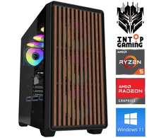 Stacionarus kompiuteris INTOP Ryzen 5 3600 16GB 250SSD M.2 NVME+2TB RX9060XT 16GB WIN11Pro (RW92502) (Atnaujinta)