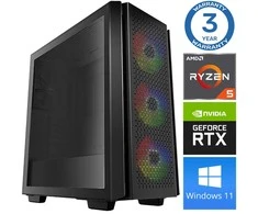 Stacionarus kompiuteris INTOP Ryzen 5 3600 16GB 480SSD M.2 NVME RTX5050 8GB WIN11 (RW59644)