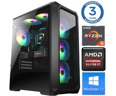 Stacionarus kompiuteris INTOP Ryzen 5 3600 64GB 500SSD M.2 NVME+2TB RX6600 8GB WIN11 (RW68406WH) (Atnaujinta)